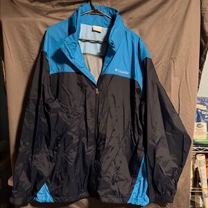 Columbia Two-Tone Blue and Black Jacket